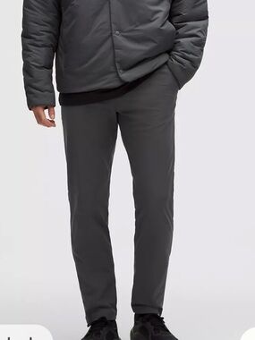 Lululemon ABC Men’s Pants Dark Gray Size 36 Straight Leg Moisture Wicking